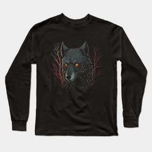 Night wolf Long Sleeve T-Shirt